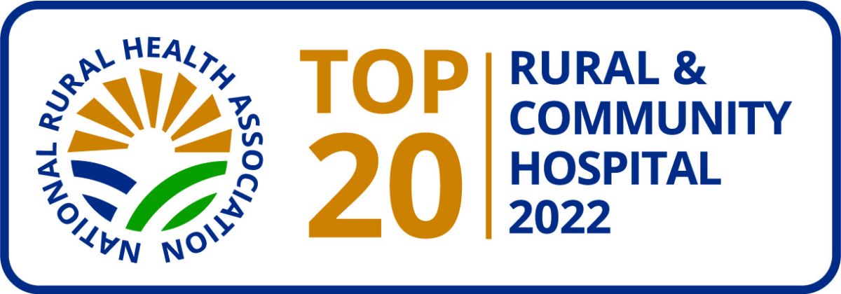 NRHA Top 20 Rural & Community Hospitals logo